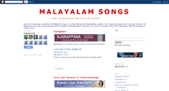 Desktop Screenshot of malayalamfilmsong.blogspot.com