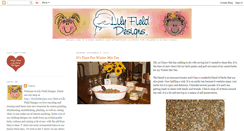 Desktop Screenshot of lilyfielddesigns.blogspot.com