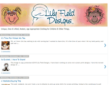 Tablet Screenshot of lilyfielddesigns.blogspot.com