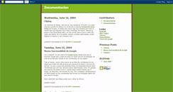 Desktop Screenshot of documentaclon.blogspot.com