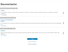 Tablet Screenshot of documentaclon.blogspot.com
