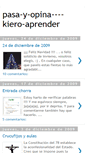Mobile Screenshot of pasa-y-opina----kiero-aprender.blogspot.com