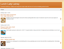 Tablet Screenshot of lunchladylainey.blogspot.com