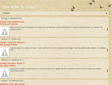 Tablet Screenshot of das-selbe-in-gruen.blogspot.com