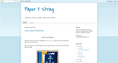 Desktop Screenshot of cathyspaperandstring.blogspot.com