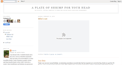 Desktop Screenshot of plateofshrimp-tobster.blogspot.com