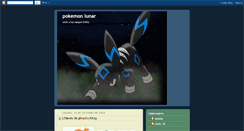 Desktop Screenshot of pokemon-lunar.blogspot.com