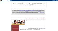 Desktop Screenshot of fbi-us-dept-justice-collusion.blogspot.com