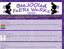 Tablet Screenshot of beejooledfaerewurkz.blogspot.com