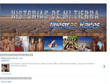 Tablet Screenshot of historiasdesdelaraiz.blogspot.com