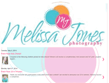 Tablet Screenshot of melissajonesphotography.blogspot.com