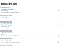 Tablet Screenshot of degradeandrelease.blogspot.com