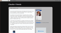 Desktop Screenshot of claudianfriends.blogspot.com