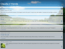 Tablet Screenshot of claudianfriends.blogspot.com