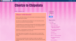 Desktop Screenshot of chorizotochipolata.blogspot.com