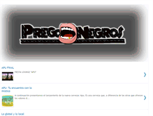 Tablet Screenshot of pregonegros.blogspot.com