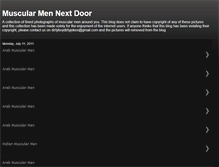 Tablet Screenshot of muscularmennextdoor.blogspot.com