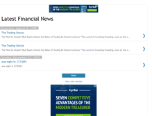 Tablet Screenshot of latestfinancialnews.blogspot.com