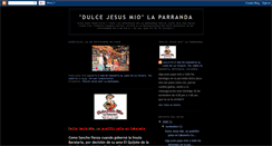 Desktop Screenshot of dulcejesusmiolaparranda.blogspot.com