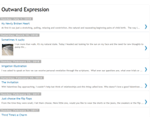 Tablet Screenshot of outwardexpression.blogspot.com