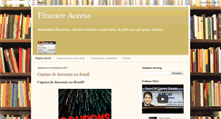 Desktop Screenshot of financeaccess.blogspot.com