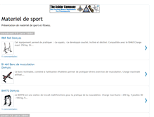 Tablet Screenshot of materiel-sport.blogspot.com