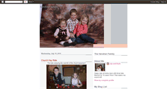 Desktop Screenshot of hendrenfamily.blogspot.com