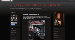 Desktop Screenshot of infernaldevastation.blogspot.com