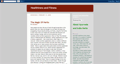 Desktop Screenshot of healthiness-fitness.blogspot.com