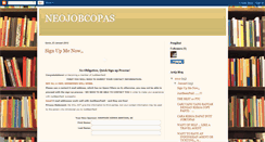 Desktop Screenshot of neojobcopas.blogspot.com