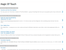Tablet Screenshot of magicoftouch2.blogspot.com