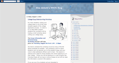Desktop Screenshot of missabbottswkhsblog.blogspot.com
