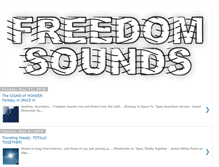 Tablet Screenshot of freedomsoundsradio.blogspot.com