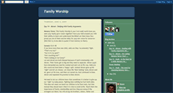 Desktop Screenshot of familyworshipguy.blogspot.com