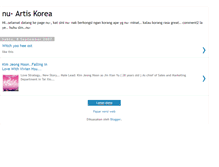 Tablet Screenshot of nu-artiskorea.blogspot.com