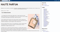 Desktop Screenshot of hauteparfum.blogspot.com