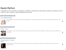 Tablet Screenshot of hauteparfum.blogspot.com