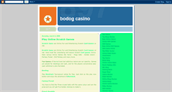 Desktop Screenshot of bodogcasino.blogspot.com