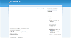 Desktop Screenshot of jeteedelit-24.blogspot.com