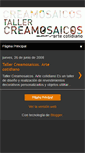 Mobile Screenshot of creamosaicos.blogspot.com