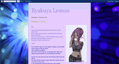 Desktop Screenshot of byakuyalemon.blogspot.com