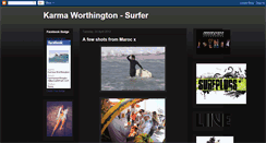 Desktop Screenshot of karmaworthington.blogspot.com