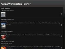 Tablet Screenshot of karmaworthington.blogspot.com