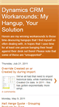 Mobile Screenshot of mscrm-workarounds.blogspot.com