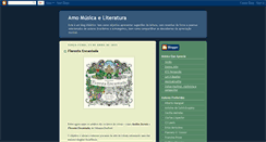 Desktop Screenshot of amomusicaeliteratura.blogspot.com
