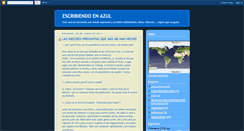 Desktop Screenshot of escribiendoenazul.blogspot.com