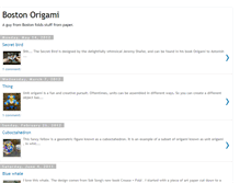 Tablet Screenshot of bostonorigami.blogspot.com