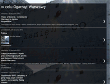 Tablet Screenshot of ogarnac-warszawe.blogspot.com