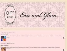 Tablet Screenshot of easeandglam.blogspot.com