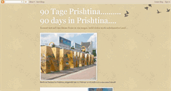 Desktop Screenshot of 90daysprishtina.blogspot.com